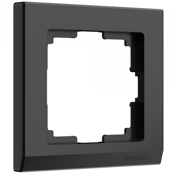 Рамка на 1 пост Werkel WL04-Frame-01 Stark (черный) - купить в Самаре