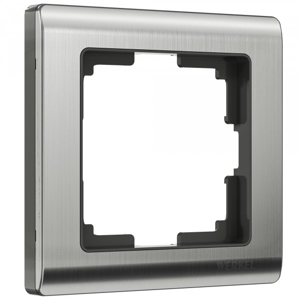 Рамка на 1 пост Werkel WL02-Frame-01 Metallic (глянцевый никель) - купить в Самаре