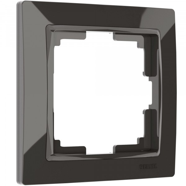 Рамка на 1 пост Werkel WL03-Frame-01 Snabb Basic (серо–коричневый) - купить в Самаре