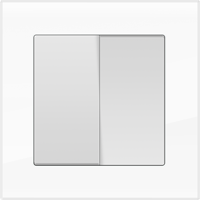Рамка для двойной розетки Werkel WL01-Frame-01-DBL Favorit (белый) - купить в Самаре