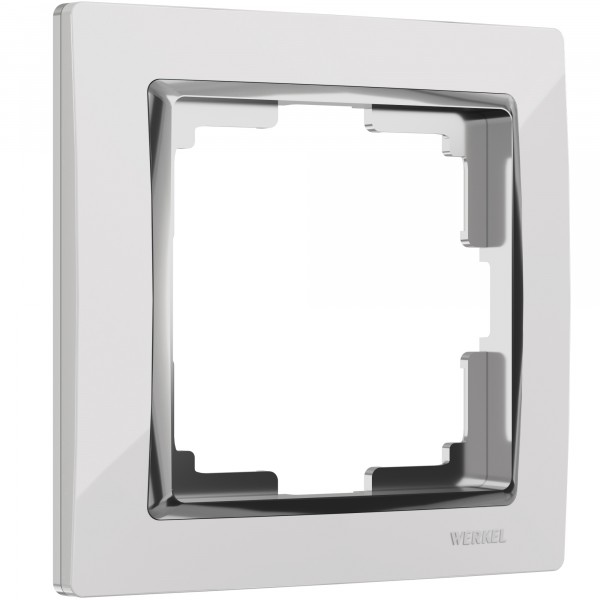 Рамка на 1 пост Werkel WL03-Frame-01 Snabb (белый/хром) - купить в Самаре