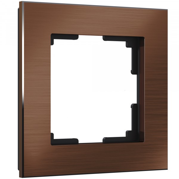 Рамка на 1 пост Werkel WL11-Frame-01 Aluminium (коричневый алюминий) - купить в Самаре
